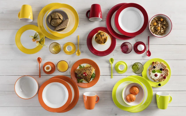 Gimex Rainbow Melamin Geschirr-Set 12-tlg. 4 Gimex Rainbow Melamin Geschirr-Set 12-tlg. – Bild 2