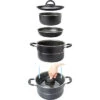 Brunner Ø 20 Cm Pirate Vacublock Kochtopfset 8-tlg. -Online Camping Rabatte 299397 2236070