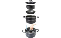 Brunner Ø 20 Cm Pirate Vacublock Kochtopfset 8-tlg. -Online Camping Rabatte 299399 2110352
