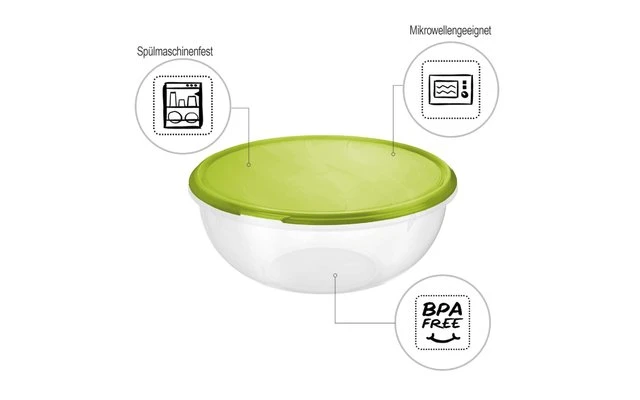 Rotho Kühlschrankdose Rondo Rund 6 Liter 3 Rotho Kühlschrankdose Rondo Rund 6 Liter