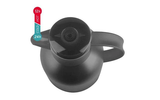 Emsa Isolierkanne Samba 1 Liter Weiß Transluzent 5 Emsa Isolierkanne Samba 1 Liter Weiß Transluzent – Bild 3