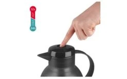 Emsa Isolierkanne Samba 1 Liter Rot Transluzent -Online Camping Rabatte 460439 3304359 2