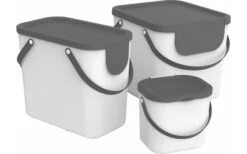 Rotho Albula Recycling Müllsystem 25 Liter Dunkelgrün -Online Camping Rabatte 489477 3317696