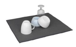 Wenko Mikrofaser Abtropfmatte Miko Grau -Online Camping Rabatte 492272 3504779