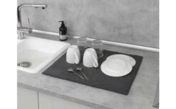 Wenko Mikrofaser Abtropfmatte Miko Grau -Online Camping Rabatte 492428 3504797