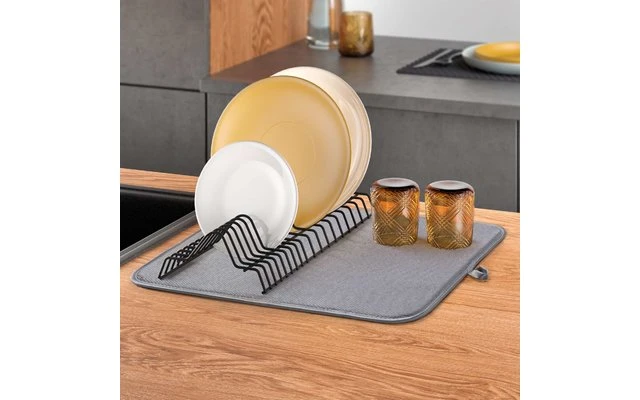 Metaltex Dry-Tex 2-in-1 Abtropfgestell Mit Microfasermatte Schwarz 8 Metaltex Dry-Tex 2-in-1 Abtropfgestell Mit Microfasermatte Schwarz – Bild 6