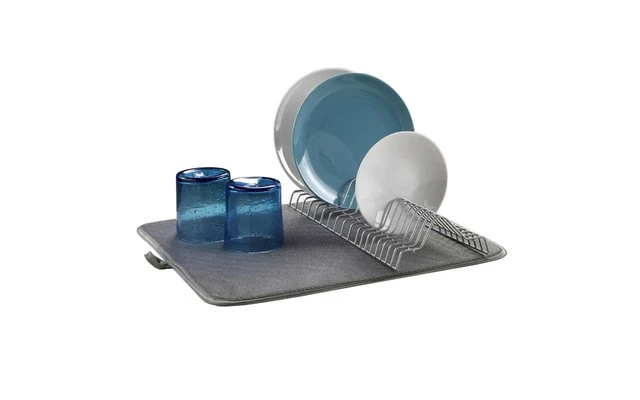 Metaltex Dry-Tex 2-in-1 Abtropfgestell Mit Microfasermatte Schwarz 3 Metaltex Dry-Tex 2-in-1 Abtropfgestell Mit Microfasermatte Schwarz