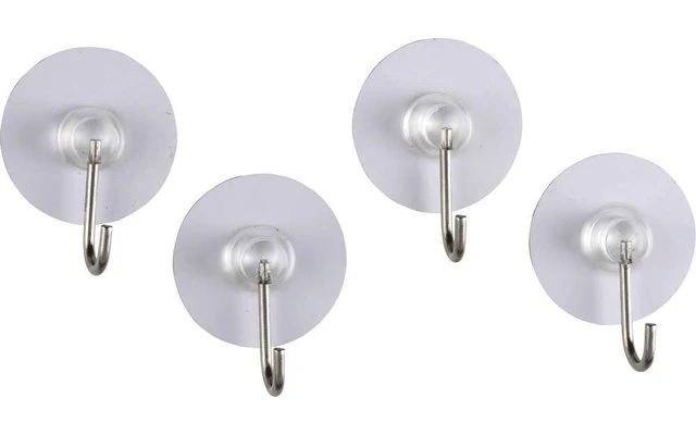 Wenko Static-Loc Nickelhaken Wandhaken Edelstahl Optik 4er Set 7 Wenko Static-Loc Nickelhaken Wandhaken Edelstahl Optik 4er Set – Bild 5