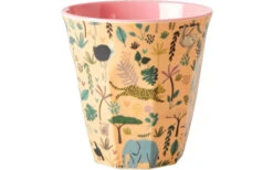 Rice Medium Melamin Becher Multi 6 Teilig Rosa Mit Motiven