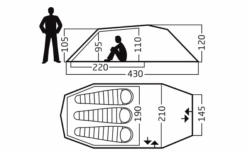Nordisk Oppland 3 PU Trekkingzelt Für 3 Personen Dark Olive -Online Camping Rabatte 589723 4290999