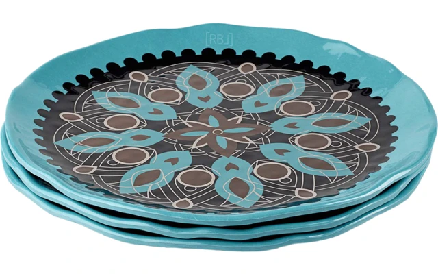 Rebel Outdoor Dessertteller 22 Cm Braun 4 Rebel Outdoor Dessertteller 22 Cm Braun – Bild 2