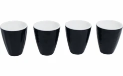 Gimex Eierbecherset Royal 4 Teilig Schwarz/weiß