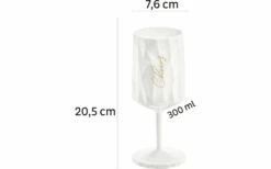 Silwy® Magnet-Kunststoffglas WEIN CHEERS WHITE (0,3l) -Online Camping Rabatte 712775 4852541