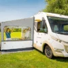 Fiamma Side W Pro Shade Seitenwand Mit Großem Fenster Für Fiamma F45 / F65 / F80s Right -Online Camping Rabatte 718706 4898744