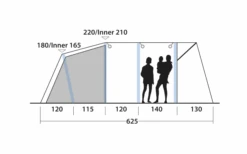 Outwell Avondale 5PA Tunnelzelt -Online Camping Rabatte 737549 4971986