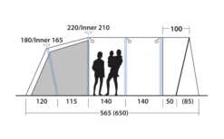 Outwell Avondale 6PA Tunnelzelt -Online Camping Rabatte 748511 5008592