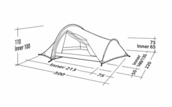 Robens Challenger 3XE Tunnelzelt Grün -Online Camping Rabatte 771890 5131130