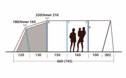 Outwell Hayward Lake 6ATC Aufblasbares Tunnelzelt 6 Personen 15 Outwell Hayward Lake 6ATC Aufblasbares Tunnelzelt 6 Personen -Online Camping Rabatte 789692 5207240