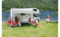 Fiamma F45s 260 Markise Gehäusefarbe Polar White Tuchfarbe Royal Grey 260 Cm -Online Camping Rabatte 811757 5283851